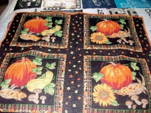 Autumn lap blanket